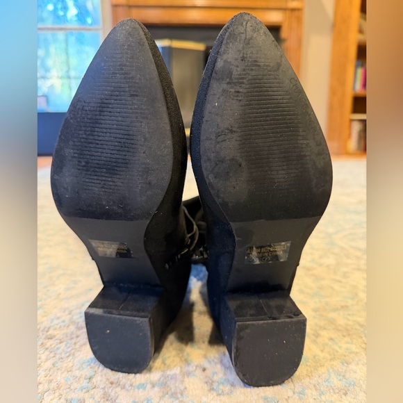 Chase + Chloe Sweet Surprises over the knee black suede boots - Picture 7 of 7